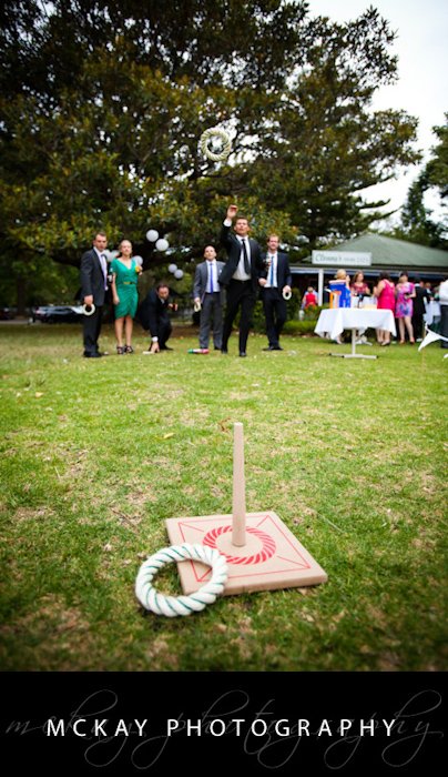 Fun and games at Clonnys Sophie Andy Wedding Photography