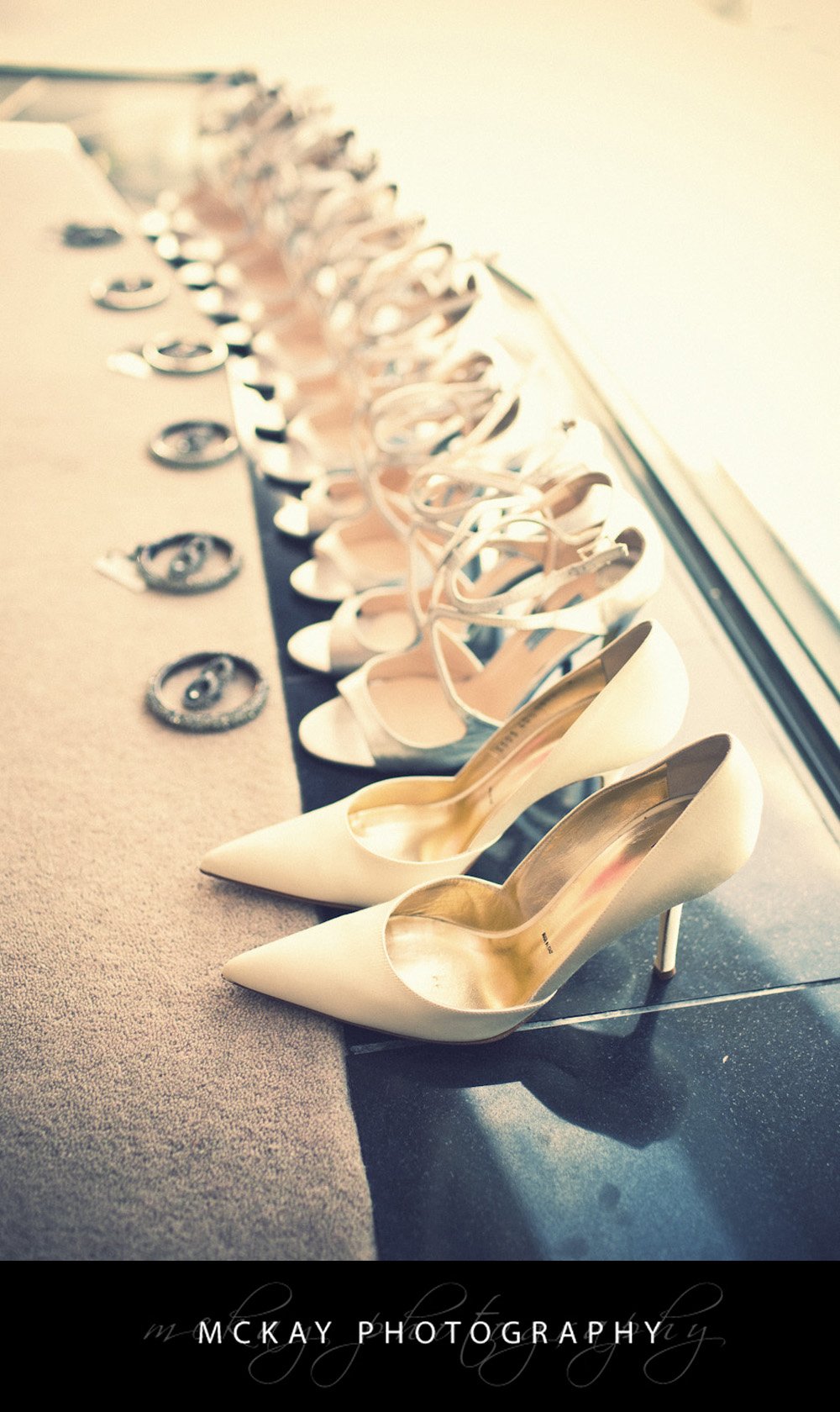 All the shoes! Kate David Wedding 