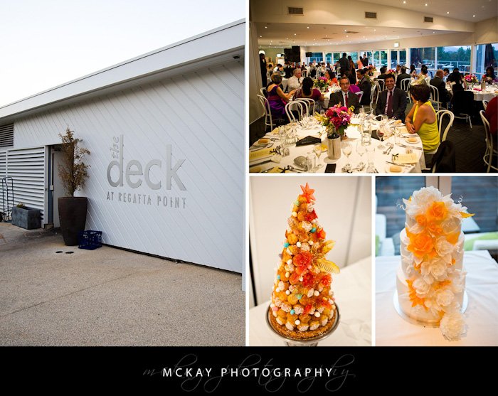 The reception was at the Deck at Regatta Point Anuksha Rukshan 