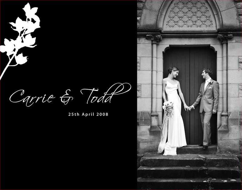 Carrie Todd St Thomas North Sydney Wedding Album