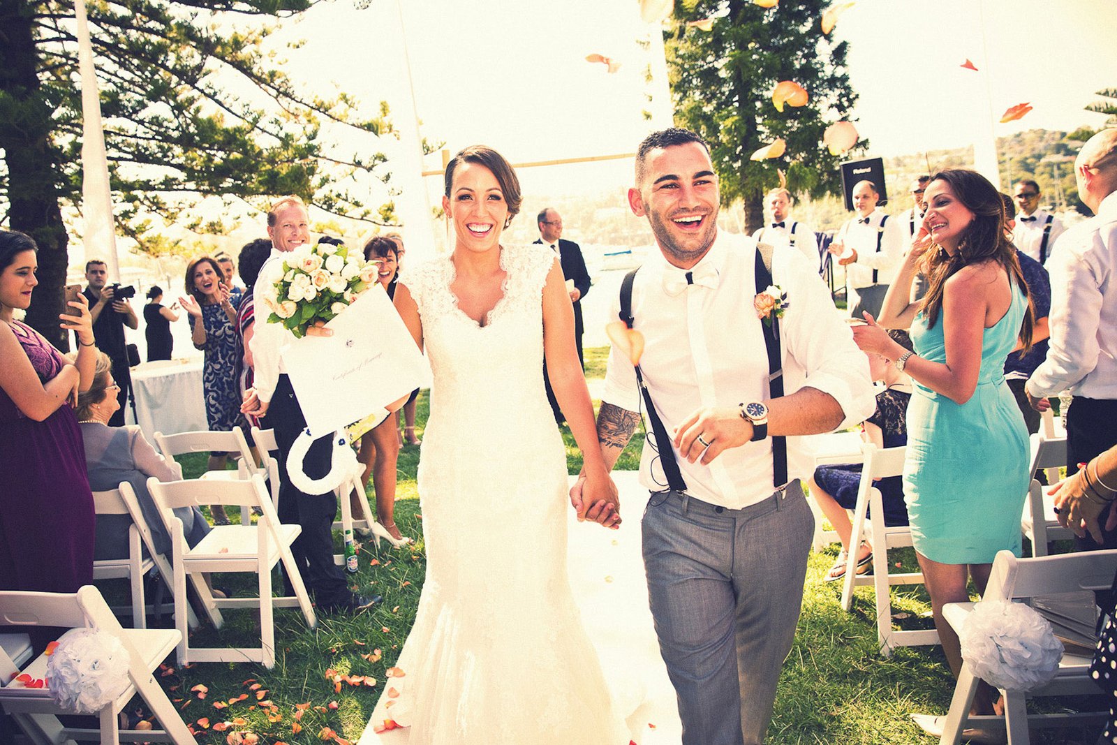 Wedding Southern Highlands Photographer aisle exit