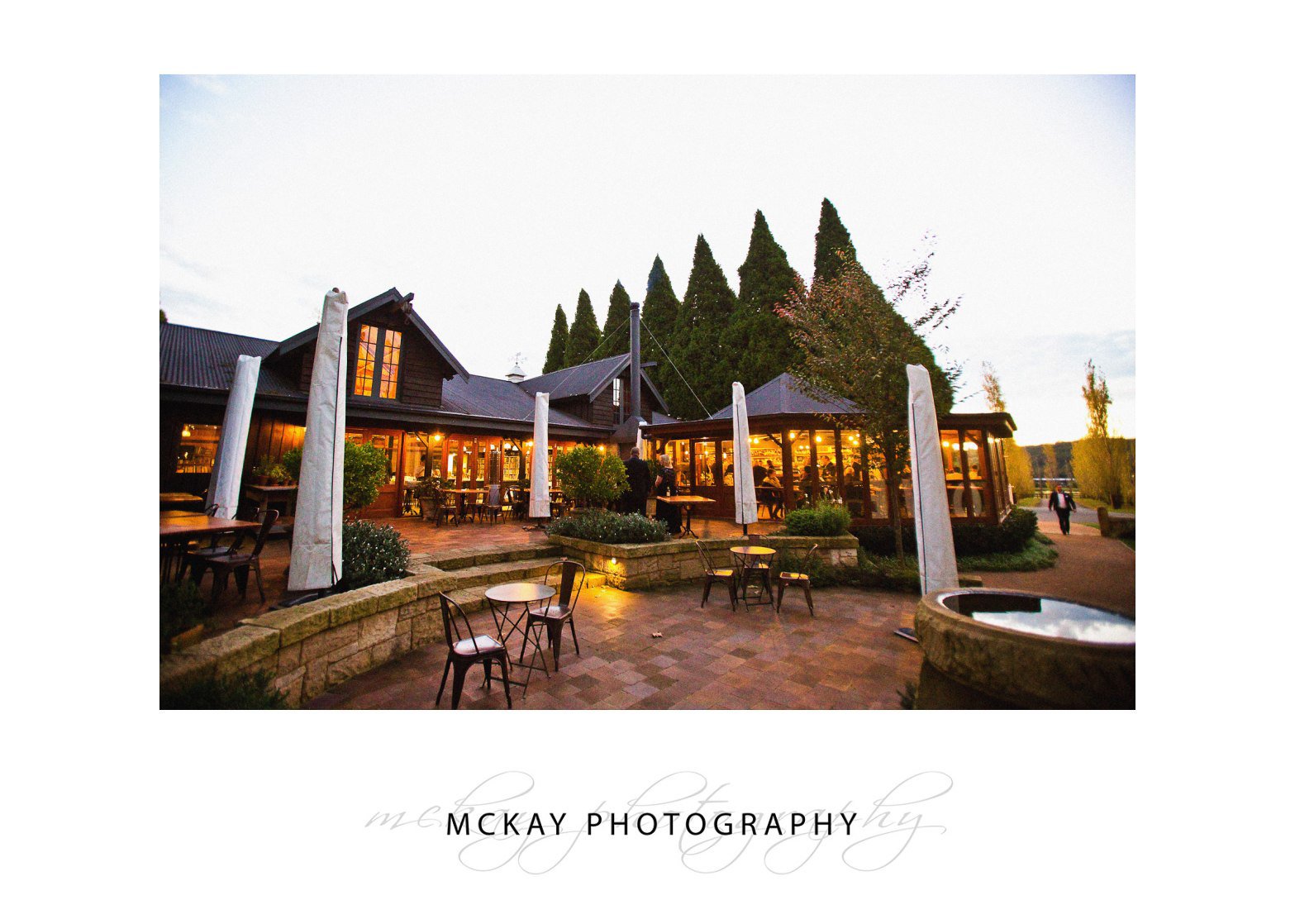 Bendooley Estate book barn wedding exterior outside photo