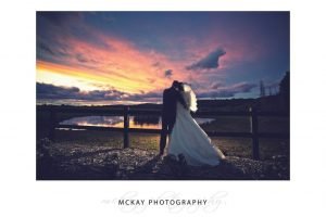 Sunset photo at Bendooley Estate