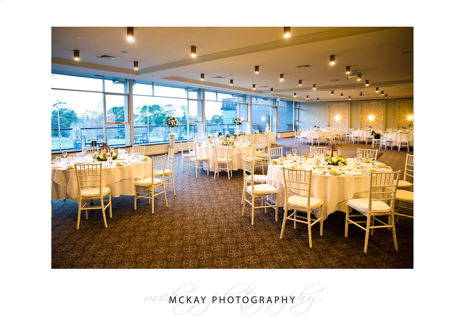 Wedding room tables at Gibraltar Hotel Bowral