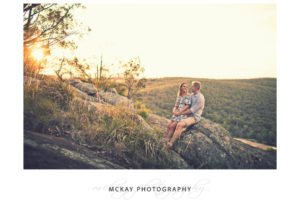 Engagement Photos Sunset Mt Gibraltar Bowral